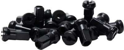 Dubya 98-612B Spoke Nipples - Black
