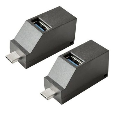 USB C Port Splitter,3 Port USB C hub Dock [2 Pack] Mini USB Hub,USB Type C USB 