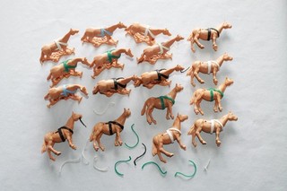 TIMPO TOYS Cowboy Travois Horses Hobbyists