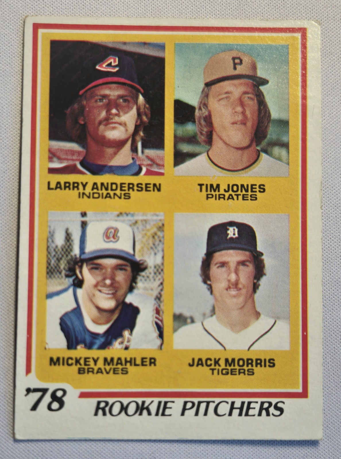1978 Topps - Rookie Pitchers Jack Morris, Larry Andersen, Tim Jones #703 (RC)