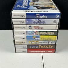 Lot of 8 AUTHENTIC OG Nintendo DS Empty Replacement Game Cases - USED