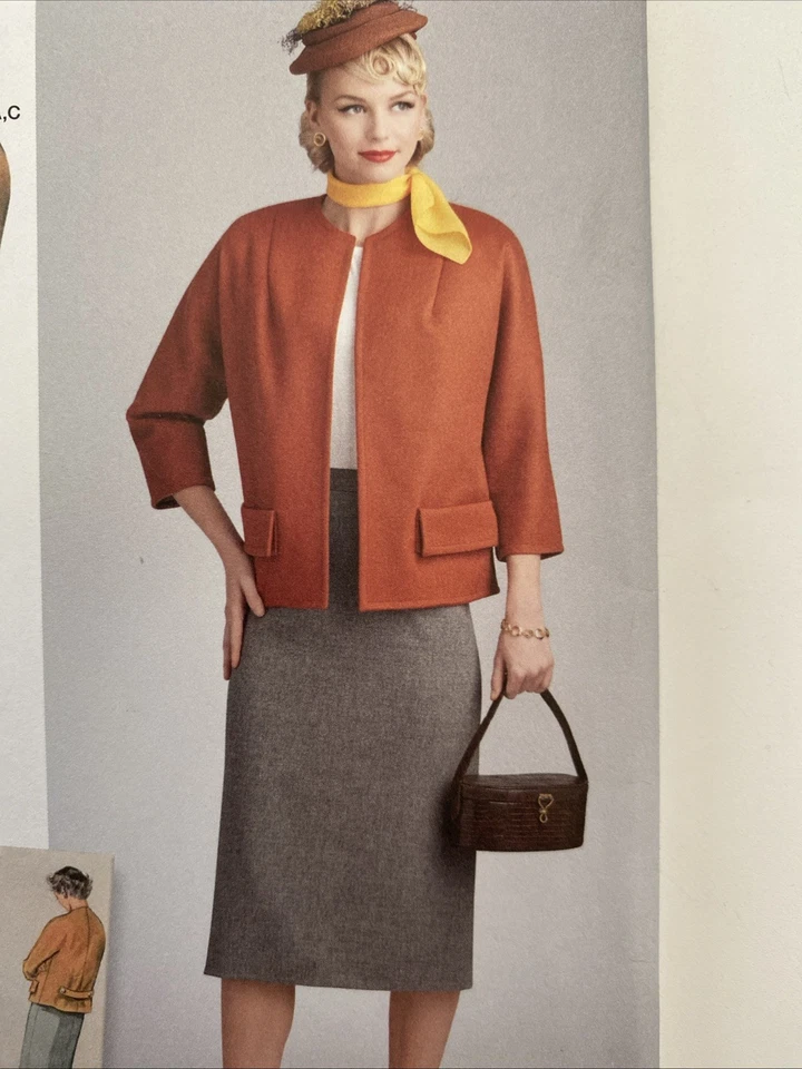 Simplicity K8464 Misses Skirt & Lined Jacket in 1950s Style Uncut Pattern - Image 3 of 4