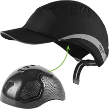 Safety Bump Cap Super Lightweight Breathable Baseball Cap Style Head Protection 