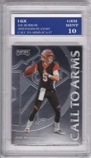 JOE BURROW ROOKIE CARD 2020 Playoff GEM MINT 10 $$ RC Bengals CALL TO ARMS RC