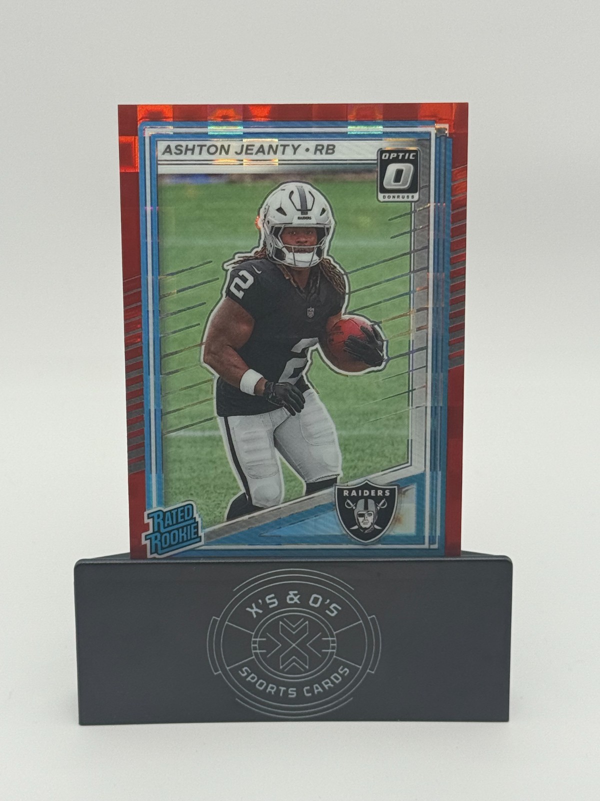 2025 Panini Donruss Optic Preview Red Pandora #305 Ashton Jeanty