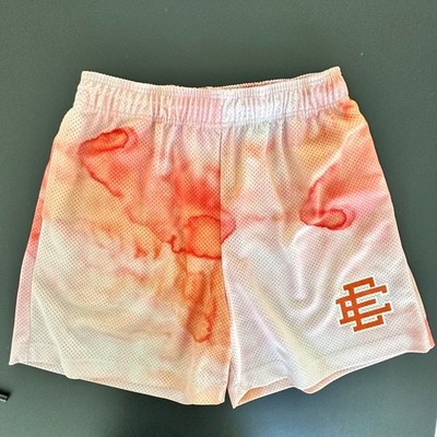 Eric Emanuel EE Men's Sunset Colors FW19 Mesh Shorts Sz XL