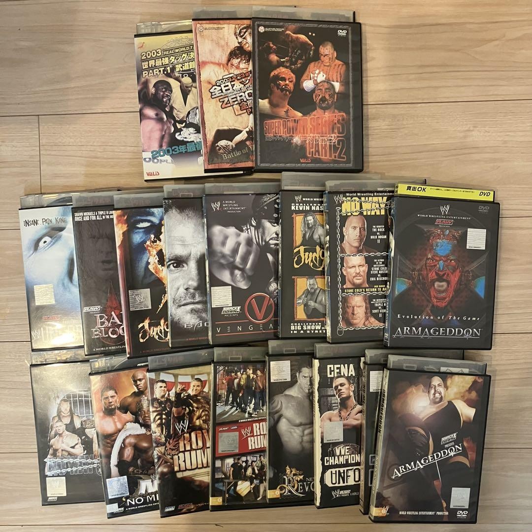 WWE DVD Set 2003-2007 PPV Collection All-Japan Pro Wrestling WWE DVD Set 2003-2007 PPV Collection All-Japan Pro Wrestling