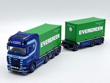 Scania frame truck combi +2x20ft container "Wonderen Beesd" WSI models 1:50