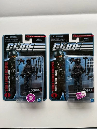 G.I. Joe/ POC/ Pursuit of Cobra/Cobra Shock Trooper /MOC- Set of TWO
