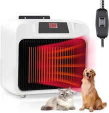 Dog House Heater W/ Smart Thermostat 300W/600W Chicken Coop Heater