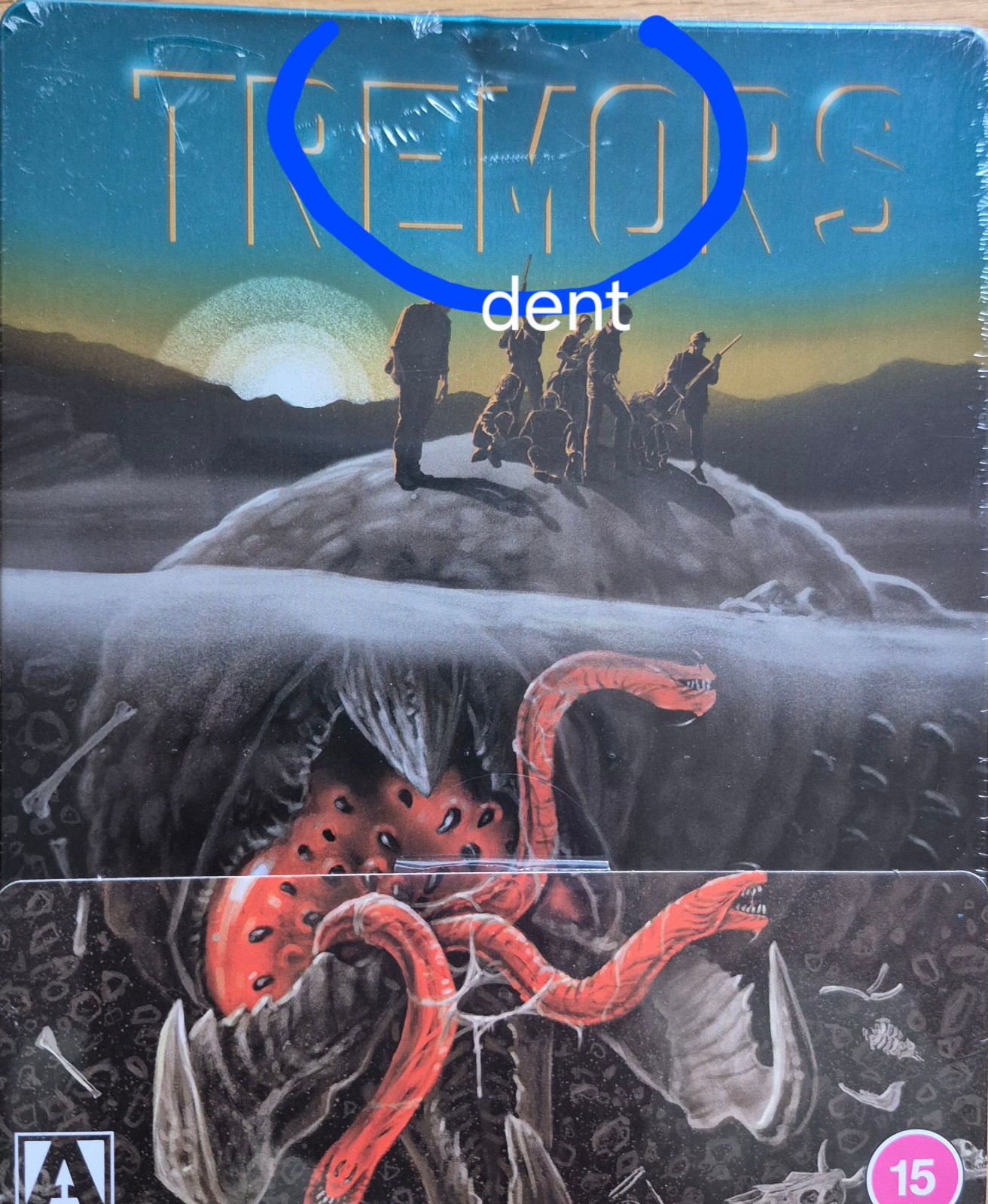 Tremors - Kevin Bacon 4K Ultra HD/Blu-ray, Steelbook, Like New