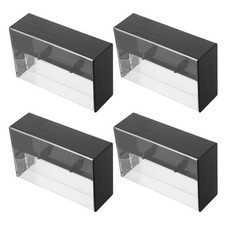  4 Aufbewahrungsboxen für Audiokassetten – Doppelseitige, leere Kassettenhalter