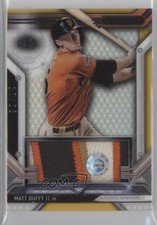 2016 Topps Strata Clearly Authentic Relics Gold 15/25 Matt Duffy #CAR-MD 0b0