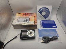 Samsung SL40 Digital Camera 12.2 Mega Pixels 3X Zoom With Box Manual Works