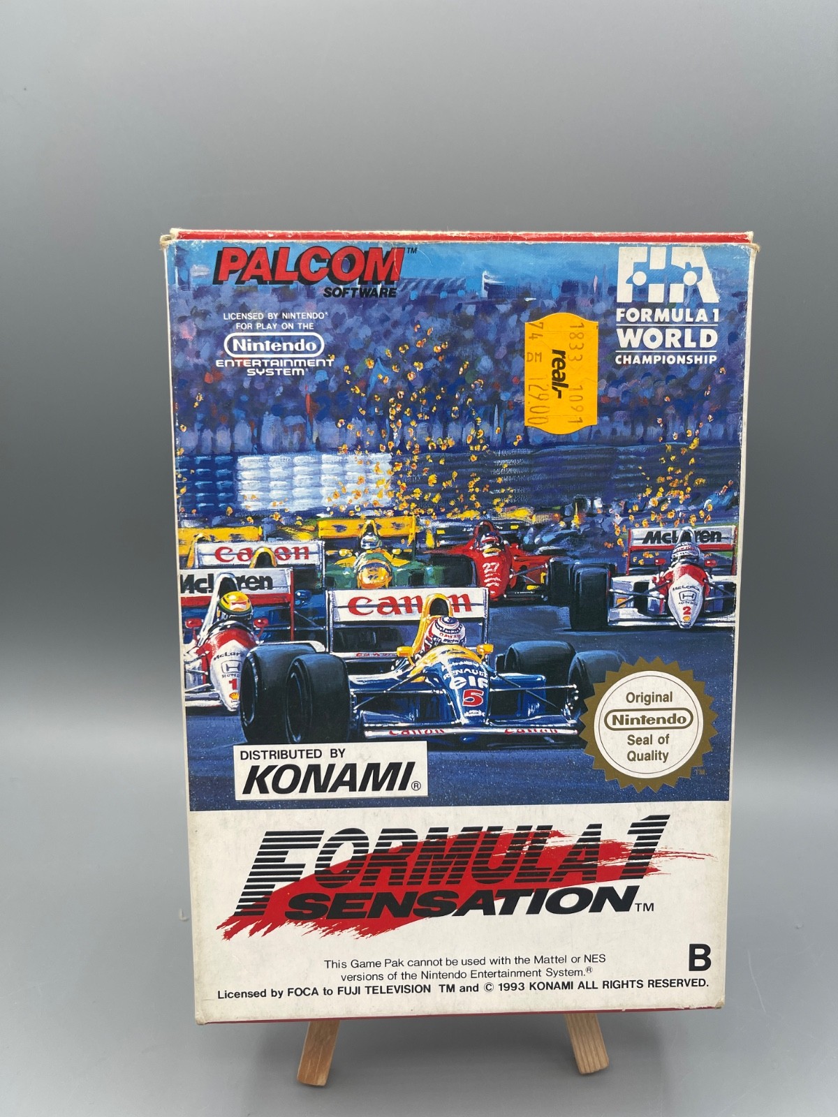 🌸Formula 1 Sensation Nintendo NES Formel 1 Autorennen Racing OVP + Anleitung