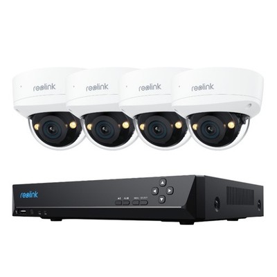 Reolink 12MP IK10 Überwachungssystem 145° Blickwinkel PoE IP Kamera Aussen Set