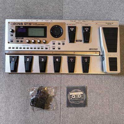 BOSS GT-10 Electric Guitar Multi Effects Pedal Effects Unit With AC Adapter
