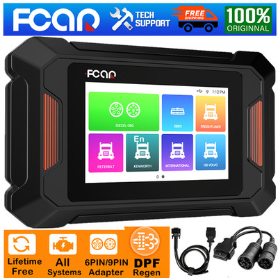 Heavy Duty Truck Diagnostic Scan Tool Scanner OBD2 Code Reader DPF Regen Tool