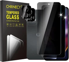 [4 Pack] 2 Pack Privacy Screen Protector for Motorola Moto G Stylus 5G 2024 with