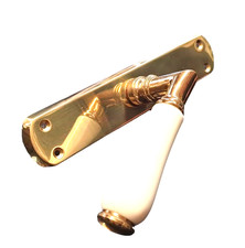 Maniglia Cremonese per Finestre Balconi Infissi Legno in Otto/Res Bianco MARIANI