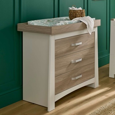 Baby Dresser Changer with Removable Top Ada Ash Changing