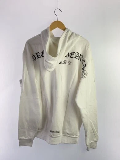 Felpa con cappuccio CHROME HEARTS Zip XL Cotone WHT