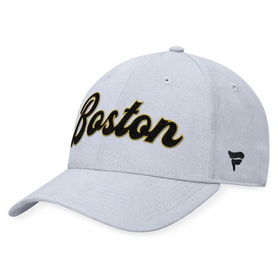 Boston Bruins NHL Fanatics Heritage Snapback Cap Grau
