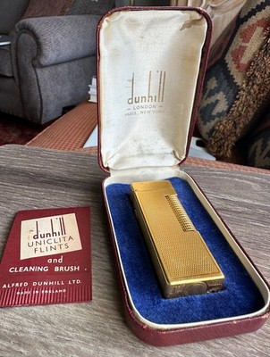 Vintage Dunhill lighter in original box Untested | eBay
