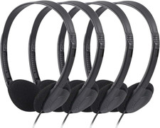 100 Pack Classroom Headphones Bulk for School Students Kids Teen Children and Ad