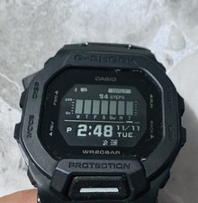 Casio Unisex Digital GBD -200 Wrist Watch G-Shock  Black Resin Case Strap