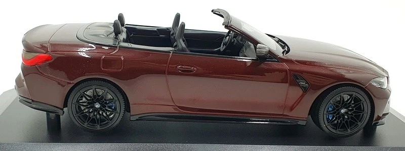 Minichamps 1/18 Scale Diecast 155 021032 - BMW M4 Cabrio 2021 - Red Metallic - Image 4 of 4