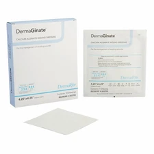 DermaGinate Alginate Dressing 4-1/4 X 4-1/4'' Sterile 10 per Box