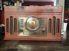 Detrola DT7006A AM/FM Stereo Record Player CD and Cassette