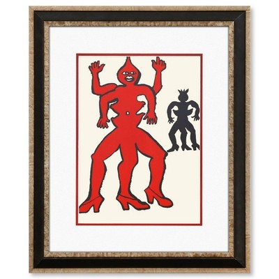 Alexander Calder- Lithograph ''DLM212 - UNE FAMILLE DE LÃ -BAS II''