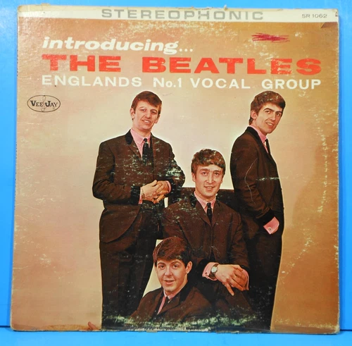 INTRODUCING... THE BEATLES LP 1964 STEREO ORIGINAL INNER NICE CONDITIO VG/VG!!A