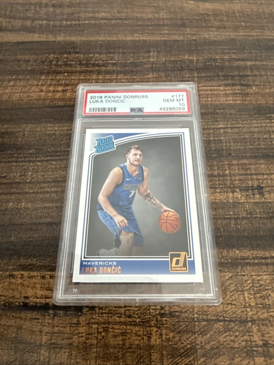 Luka Dončić 10 Graded Basketball Sports Trading Cards