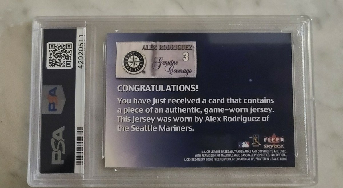 🔥⚾️🔥⚾️ 2000 E-X Alex Rodriguez Authentic Game Worn 🔥⚾️🔥⚾️ 2000 E-X Alex Rodriguez Authentic Game Worn