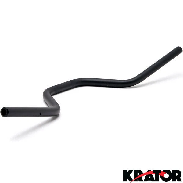 Guidões de barras Euro pretas para motocicleta 7/8" largos para Honda Suzuki Yamaha Ducati - Imagem 4 de 4