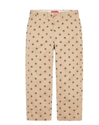 Supreme Chino Pant Khaki Stars 30 シュプリーム