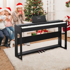 Glarry GDP-104 Digital Home Piano 88 Keys Full Weighted Keyboard for Beginner