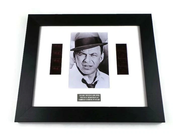 LUCKY MONKEY GIFTS FRANK SINATRA FILM CELLS Rare Framed THE RAT PACK MOVIE MEMORABILIA Vintage Gift