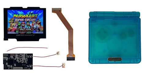 Gameboy Advance SP IPS Kit CHOOSE A SHELL V2 LCD Backlight NO SOLDER REQUIRED - Picture 39 of 58