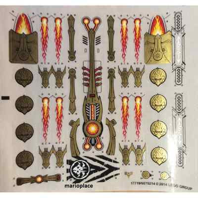 LEGO Legends Of Chima Sticker Sheet for Set 70146 (17719) New