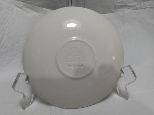 Vintage Blue Willow 5 1/2 Zoll Untertasse von Churchill of England - Bild 4 von 5