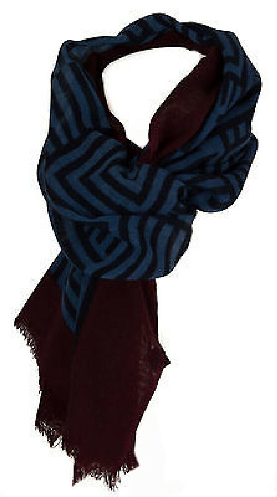 Bufanda 100% lana cm.172 cm.72 BIKKEMBERGS articulo11545/14874 | eBay