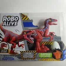 Robo Alive Rampaging Raptor Dinosaur Toy Realistic Movements by ZURU Brand New