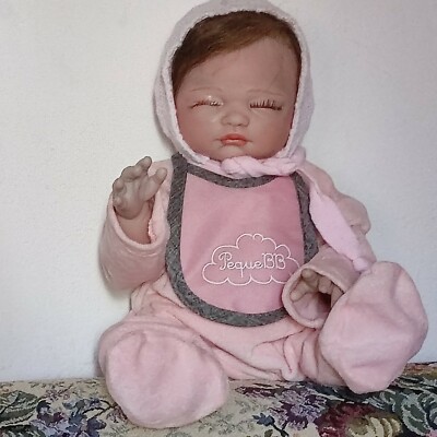 MUÑECA TIPO BEBE REBORN 45 CMS ALTURA, EN PERFECTO ESTADO, PEQUE BB