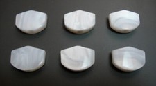 plastic button peg only fit for Gotoh Machine Head, White color 6p FR18W