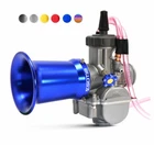 Air Filter Wind Cup 50mm Velocity Stacks For 24-30mm PE28 / 30mm Carburettors