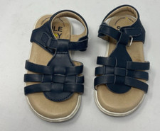 Sole Play Navy Blue Camden Leather Sandals Size 7 Open Toed